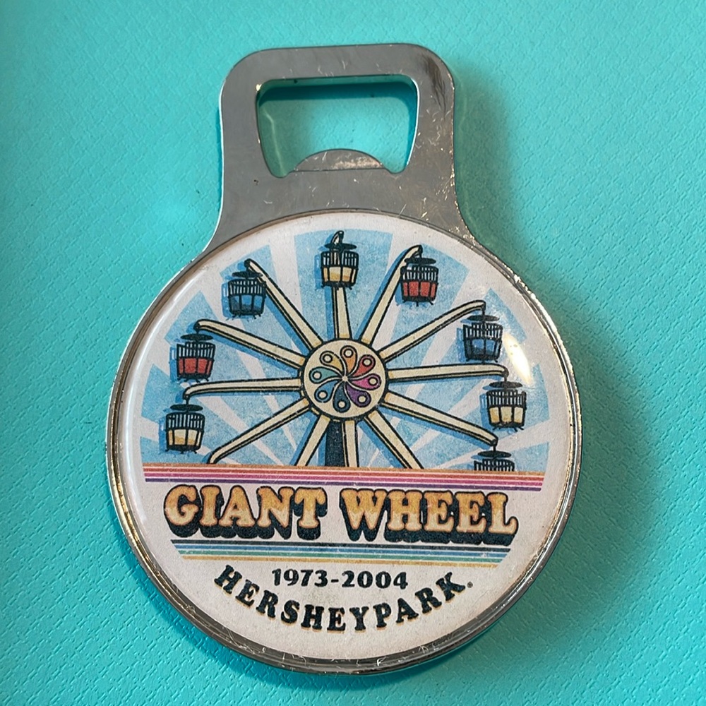 Hershey Park vintage bottle opener magnet